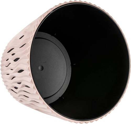 Nowoczesna doniczka DSR130 kwiaty domowe, osłonka, wkład