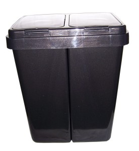 Podwójny Kosz do segregacji śmieci odpadów 2x25l