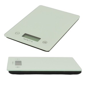 Waga kuchenna Elektro PK-01 LCD, 5 kg, szkło hartowane, tarowanie, dokładność 1g