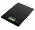 Waga kuchenna elektroniczna szklana do 5kg LCD KM-7107, precyzyjna, tarowanie