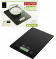Waga kuchenna elektroniczna szklana do 5kg LCD KM-7107, precyzyjna, tarowanie