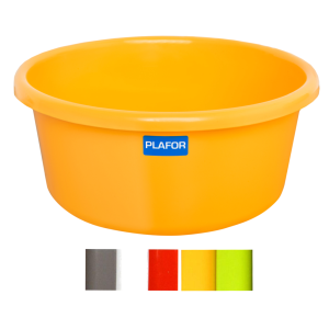 Miska Plastikowa Okrągła 4L Atestowana – Przemysłowa, Trwała, Mix Kolorów