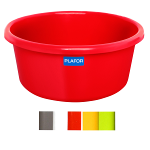 Miska Okrągła Plastikowa 2,5L Atestowana Przemysłowa – Mix Kolorów, Trwała