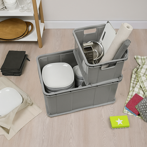 Pojemnik SystemBox Agilo 17.5L A4 ROTHO organizer na dokumenty zabawki