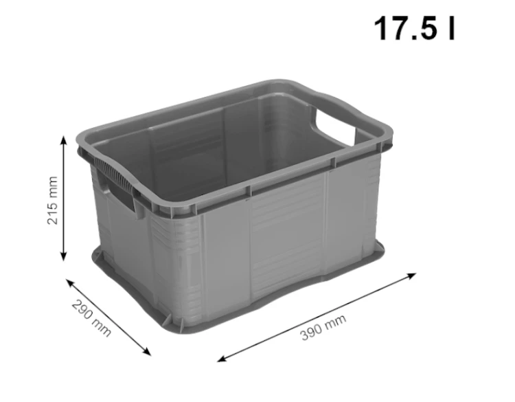 Pojemnik SystemBox Agilo 17.5L A4 ROTHO organizer na dokumenty zabawki