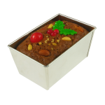 Blacha do pieczenia prostokątna 20x10x7 cm ze stali – Srebrna forma