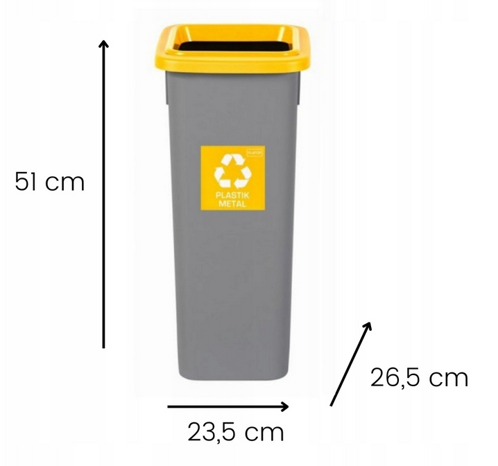Kosz Pojemnik do segregacji śmieci KOSZ FIT BIN 20 L
