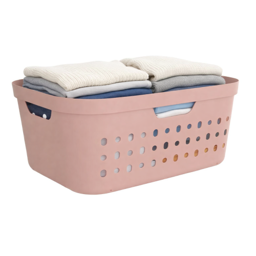 Kosz na bieliznę 39 L JONA – ROTHO w kolorze różowym