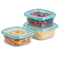 CURVER Fresh & Go Pojemniki na Żywność 0,8L 3szt Szczelne