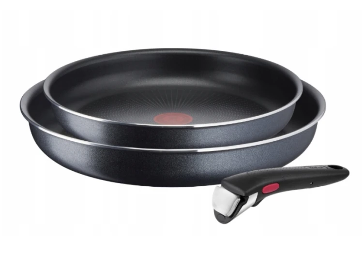 Zestaw patelni Tefal Ingenio Extra 24/28 cm + rączka – nieprzywierające, do piekarnika