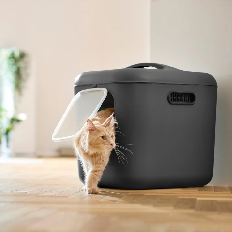 Kuweta zamknięta XL dla dużego kota Maine Coon filtr