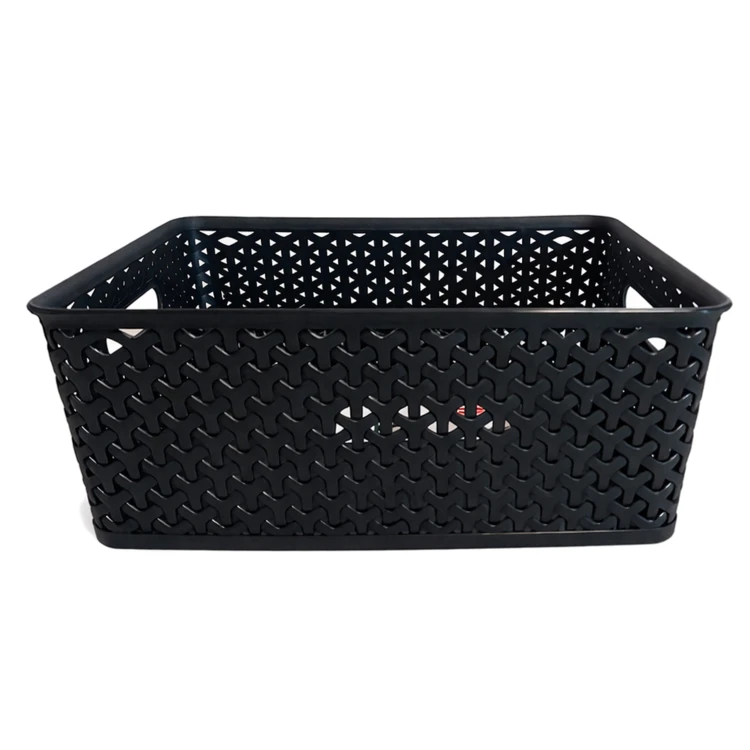 Czarny Koszyk Organizer 13L Loft Pojemnik do Przechowywania