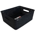 Czarny Koszyk Organizer 13L Loft Pojemnik do Przechowywania