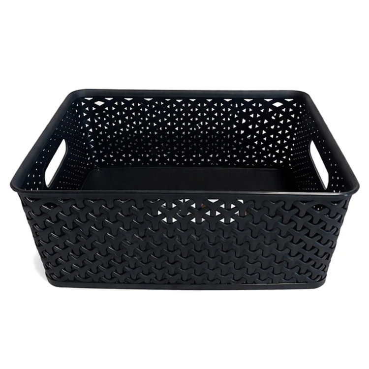 Czarny Koszyk Organizer 13L Loft Pojemnik do Przechowywania