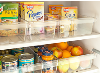 Pojemnik organizer do lodówki Rotho LOFT 3,1L BPA FREE kuchenny transparentny