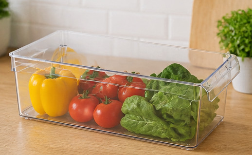Pojemnik organizer do lodówki Rotho LOFT 3,1L BPA FREE kuchenny transparentny