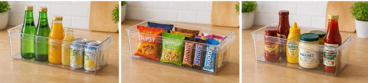 Pojemnik organizer do lodówki Rotho LOFT 3,1L BPA FREE kuchenny transparentny