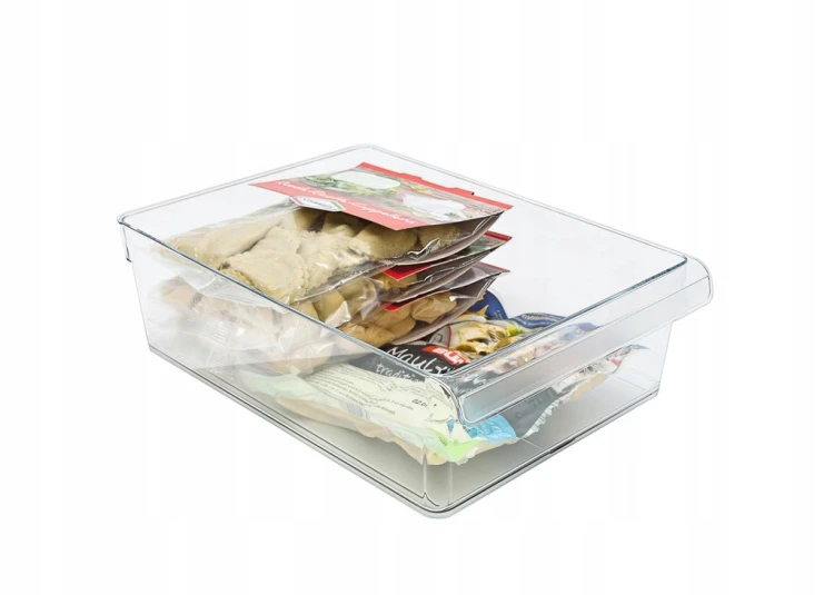Organizer do lodówki Rotho Loft 5 l transparentny: Idealny sposób na porząd