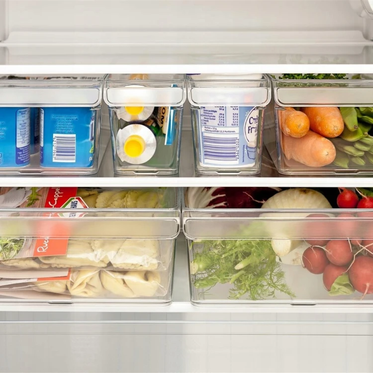 Organizer do lodówki Rotho Loft 5 l transparentny: Idealny sposób na porząd