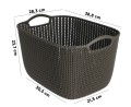 Curver Softex 19L Koszyk Organizer Pojemnik Łazienka Garderoba