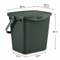 Curver Multiboxx Bio 6L Kosz na Bioodpady Pojemnik Kuchenny