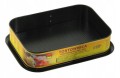 Tortownica prostokątna 34×24 cm czarna forma do ciasta non-stick wysoka 7,5 cm.