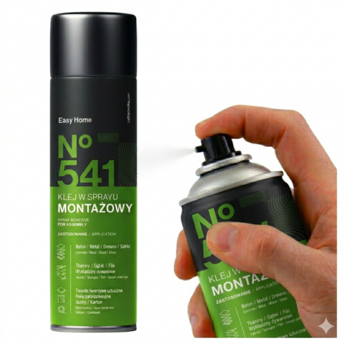 Klej montażowy Easy Home 541 w sprayu 500 ml