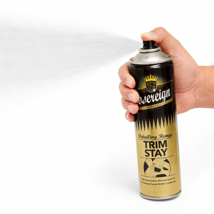 Klej do podsufitki samochodowej Trim Stay spray 130°C tapicerka boczki wygłuszenia