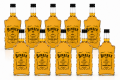 10x Butelka FALA 500 ml BIMBER  Czarna Zakrętka | Butelki na Nalewki, Bimber