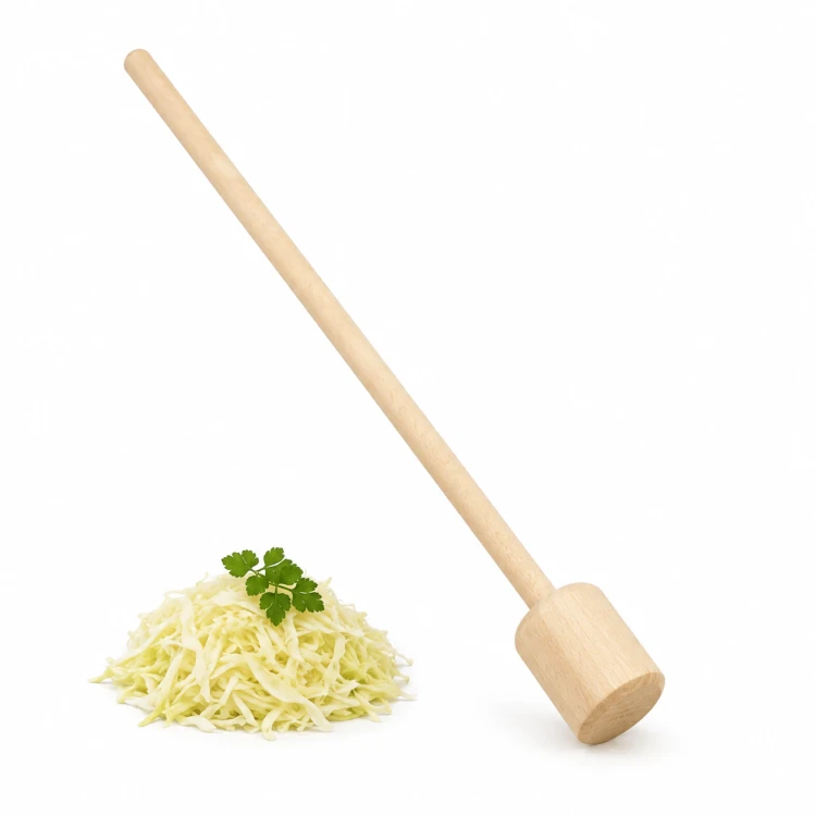Tłuczek do kapusty drewniany 60 cm ubijak do kiszenia drewno