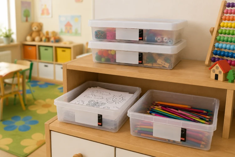 Organizer A4 z pokrywą 5L Pojemnik plastikowy TAG STORE Plast Team
