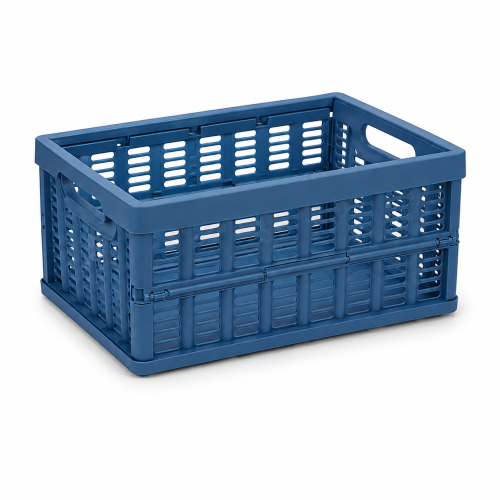 Koszyk składany granatowy 24x17,5 cm organizer pojemnik do szafy szuflady