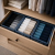 Koszyk składany granatowy 24x17,5 cm organizer pojemnik do szafy szuflady