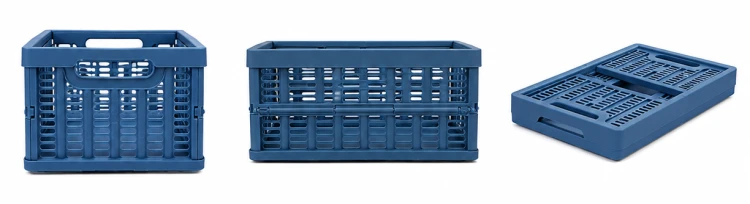 Koszyk składany granatowy 24x17,5 cm organizer pojemnik do szafy szuflady