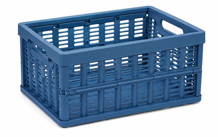 Koszyk składany granatowy 24x17,5 cm organizer pojemnik do szafy szuflady