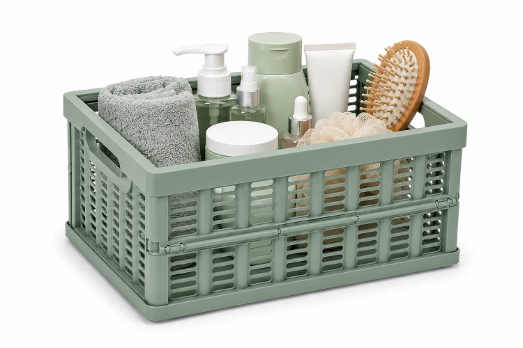Koszyk składany MINI szałwia 24x17,5x11 cm organizer pojemnik A5