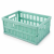 Koszyk Składany Miętowy Organizer Pojemnik do Przechowywania Ażurowy 24cm