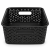 Koszyk Curver czarny plecionka organizer 25x19,5x10 cm