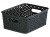 Koszyk Curver czarny plecionka organizer 25x19,5x10 cm