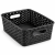 Koszyk Curver czarny plecionka organizer 25x19,5x10 cm