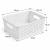Koszyk Curver Style biały organizer plecionka 25x19,5x10 cm