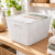 Koszyk MY STYLE L 18L mleczny transparentny organizer rattan plecionka 35,5x28,5x22 cm