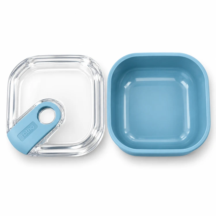 Rotho ELA Lunchbox 0,425L Szczelny Pojemnik na Żywność do Mikrofali