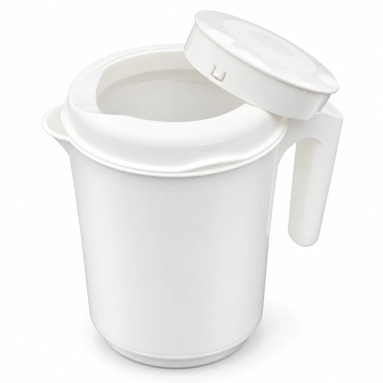 Rotho Fresh Dzbanek Pojemnik do Miksowania z Pokrywką 1,5 l Biały