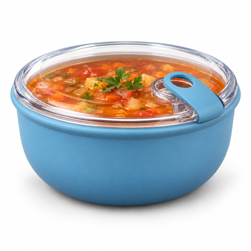 Pojemnik na Żywność ROTHO ELA 1,8L Szczelny Lunch Box Niebieski