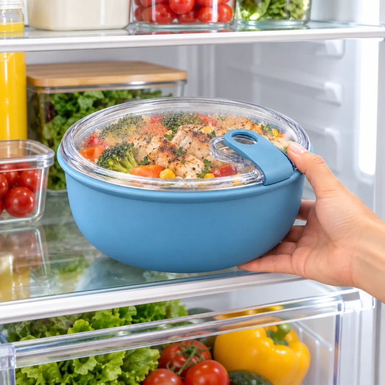 Pojemnik na Żywność ROTHO ELA 1,8L Szczelny Lunch Box Niebieski