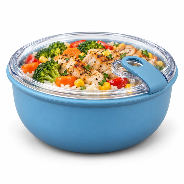 Pojemnik na Żywność ROTHO ELA 1,8L Szczelny Lunch Box Niebieski