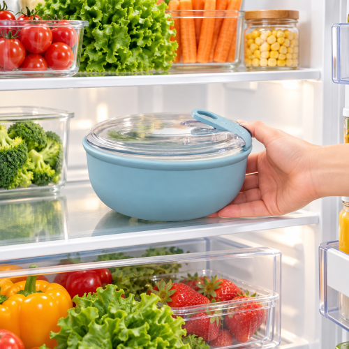Lunch Box ROTHO ELA 0,75L Szczelny Pojemnik na Żywność Niebieski