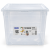 Pojemnik do przechowywania Rotho CLEAR BOX MAXI 46L z pokrywą przezroczysty