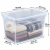 Pojemnik do przechowywania Rotho CLEAR BOX MAXI 46L z pokrywą przezroczysty